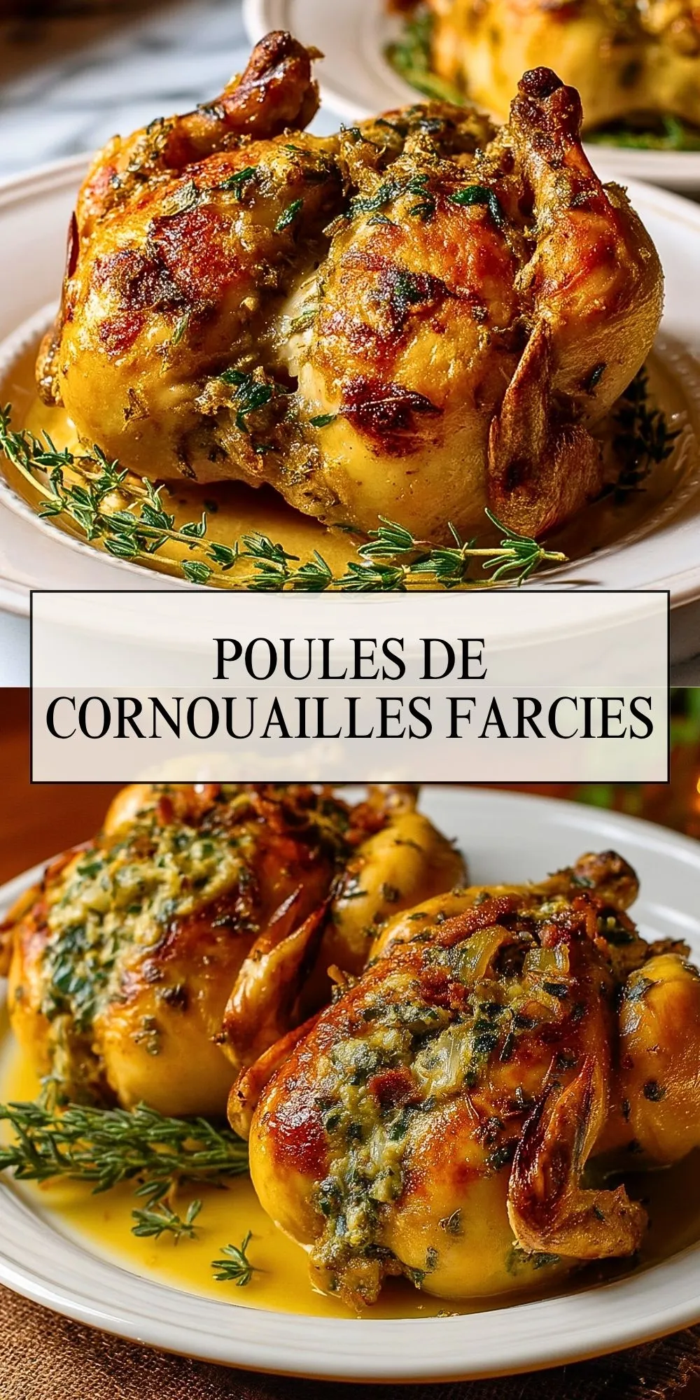 Poules De Cornouailles Farcies (2)