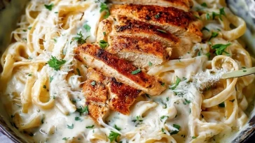 Poulet Alfredo Facile