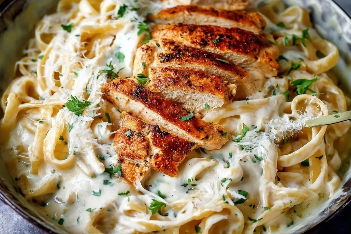 Poulet Alfredo Facile