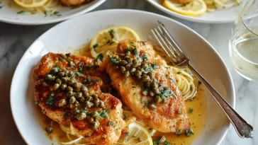 Poulet Piccata au Citron