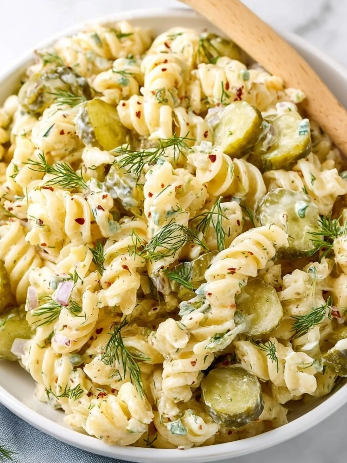Salade De Pâtes Aux Cornichons Aneth (1)