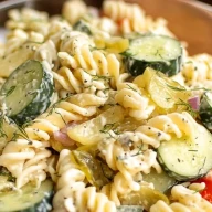 Salade De Pâtes Aux Cornichons Aneth