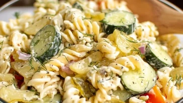 Salade De Pâtes Aux Cornichons Aneth
