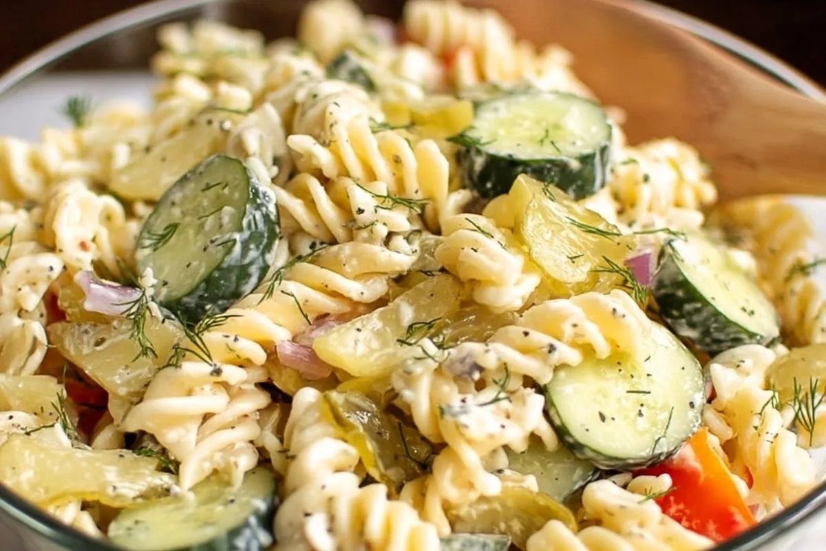 Salade De Pâtes Aux Cornichons Aneth