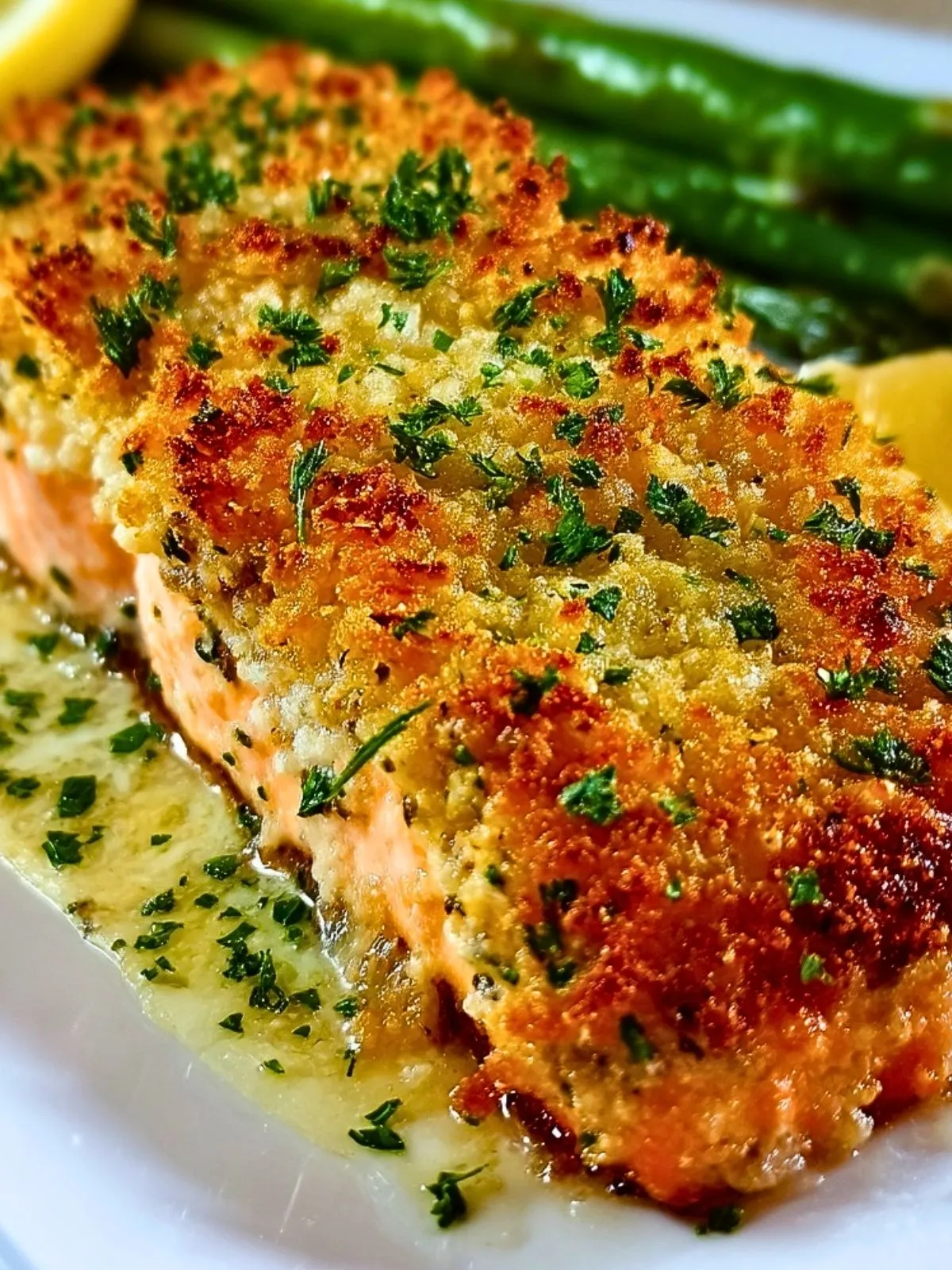 Saumon Cuit Au Four Avec Croûte De Parmesan Croquante (1)