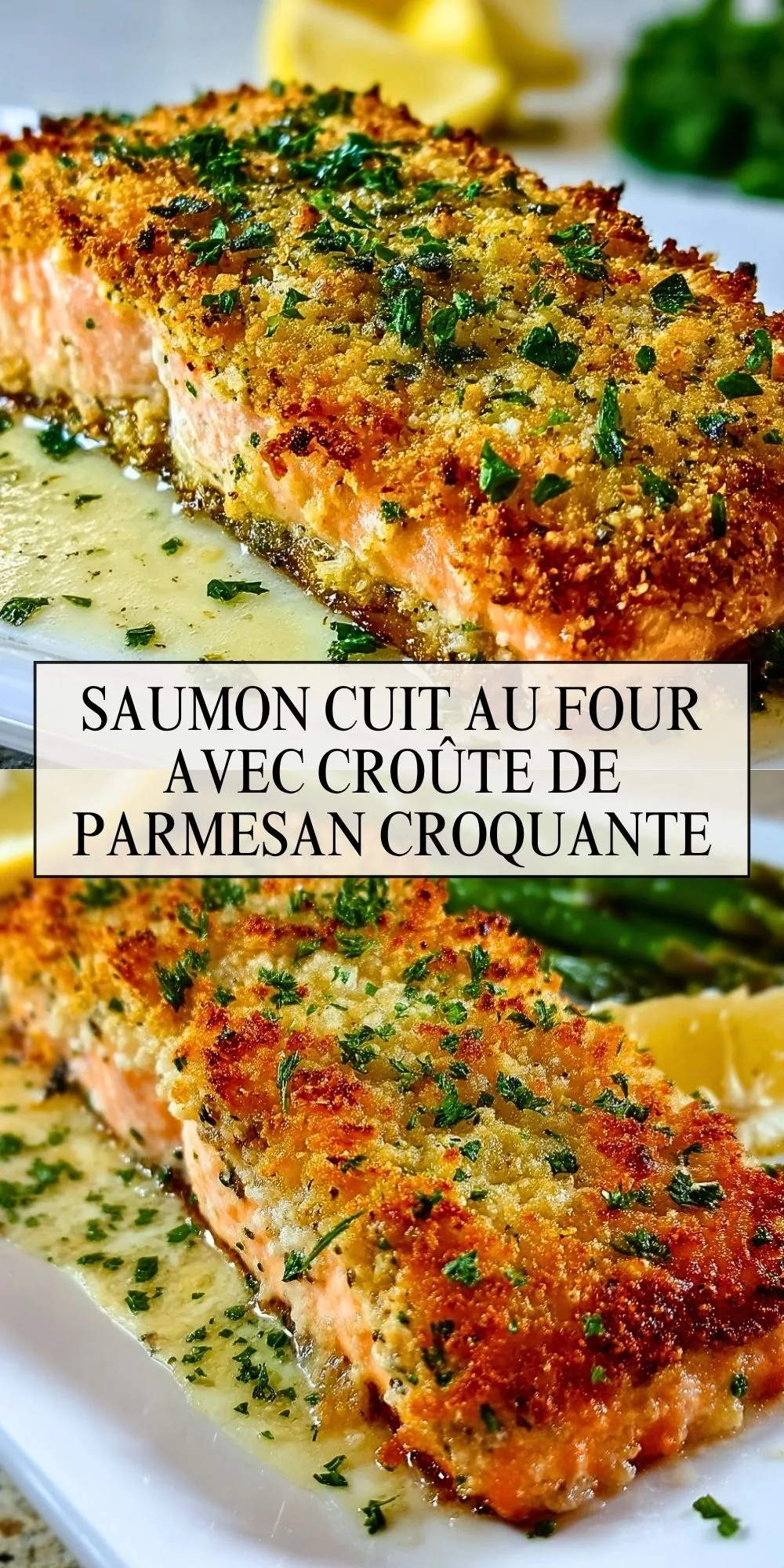Saumon Cuit Au Four Avec Croûte De Parmesan Croquante (2)
