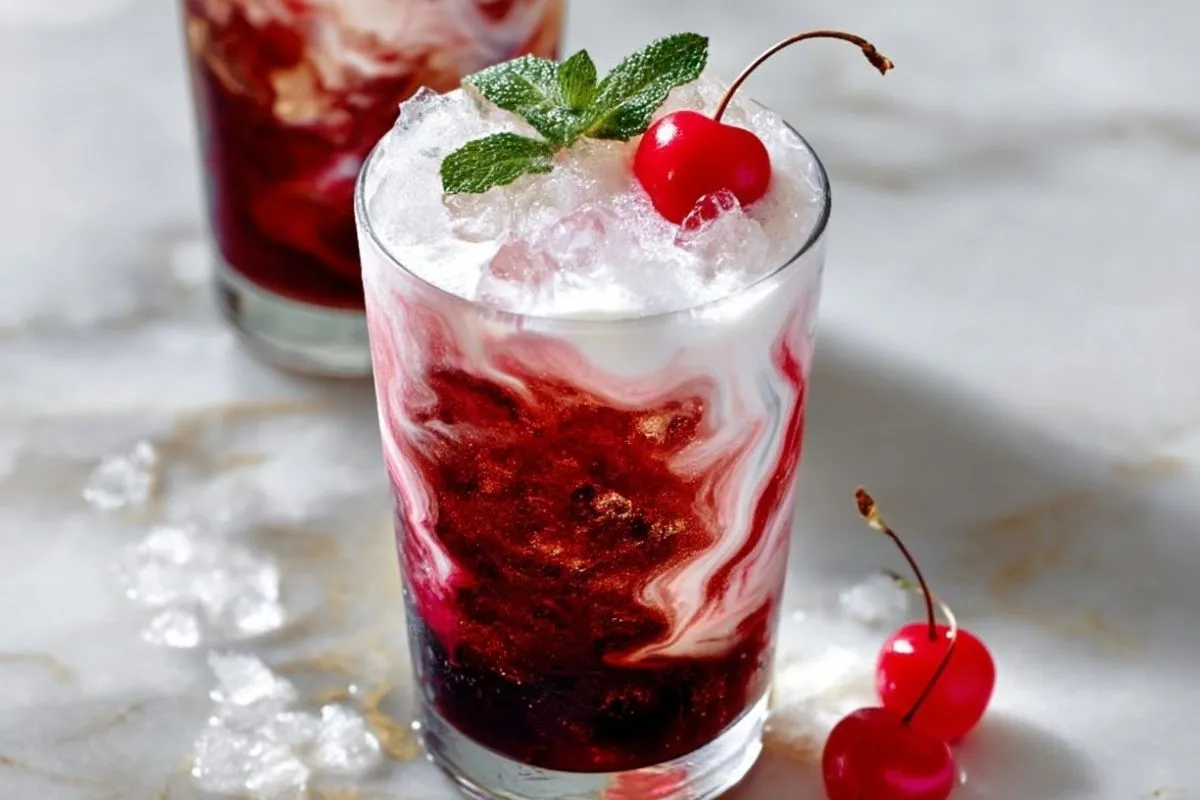 Soda Sale Avec Cerise