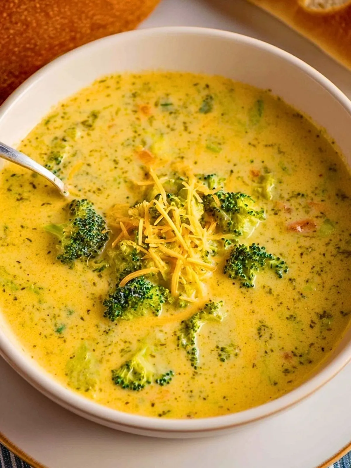 Soupe Crémeuse Brocoli Cheddar (1)