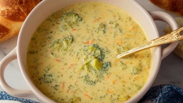 Soupe Crémeuse Brocoli Cheddar