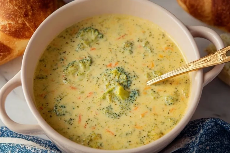 Soupe Crémeuse Brocoli Cheddar