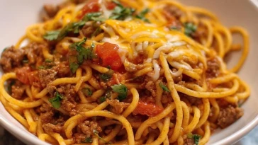 Spaghetti Au Taco