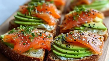 Toast Au Saumon Fumé Et Avocat